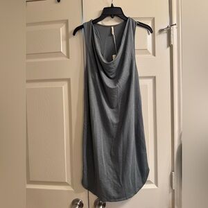 REVOLVE Lanston Casual Knit Gray Midi Dress